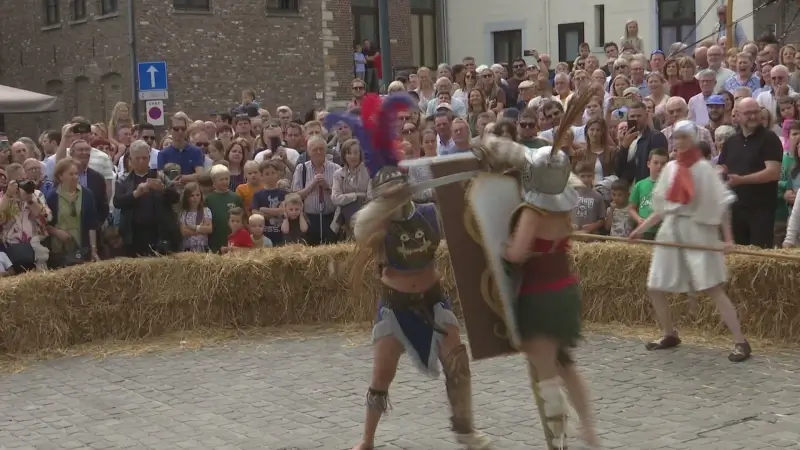 10.000 bezoekers van gladiatorenshows op Romeinenfestival in Tongeren
