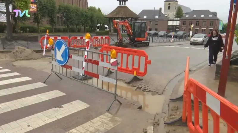 Zinkgat zorgt voor veel schade aan auto's in Bilzen-Hoeselt