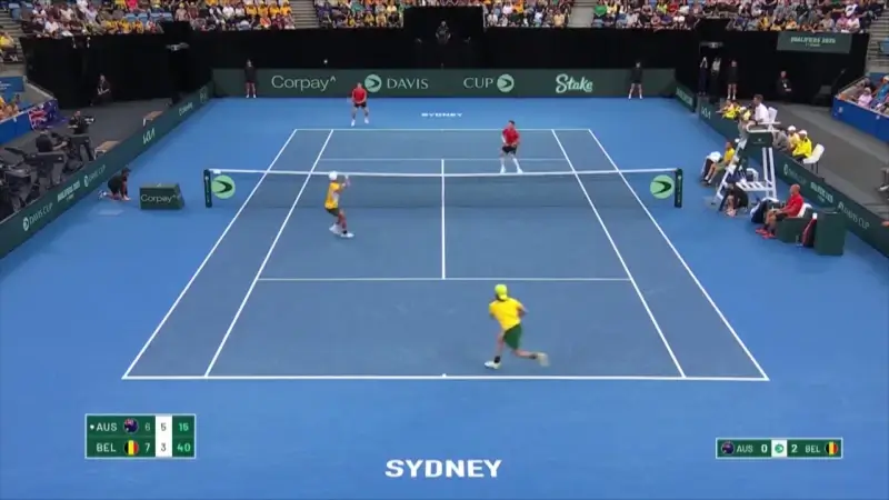 Belgische tennismannen mogen naar Davis Cup Finals na stuntzege tegen Australië