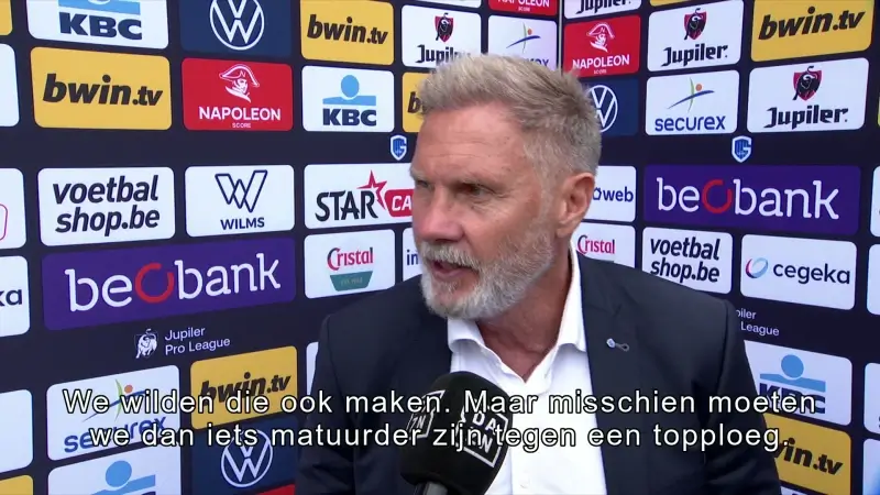 Teleurstelling maar positivisme bij Genk na nederlaag, trots bij matchwinnaar Schoofs