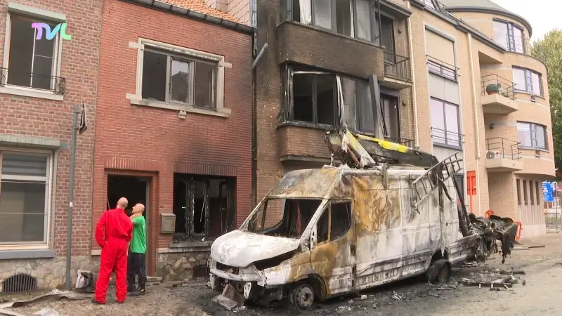 Hoofdafbeelding voor artikel Hevige brand in Tongeren door…