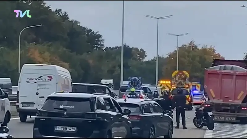 Hoofdafbeelding voor artikel Ongeval op E314 richting Lummen