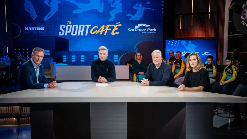 TVL Sportcafé met Peter Maes en Sara Marteleur