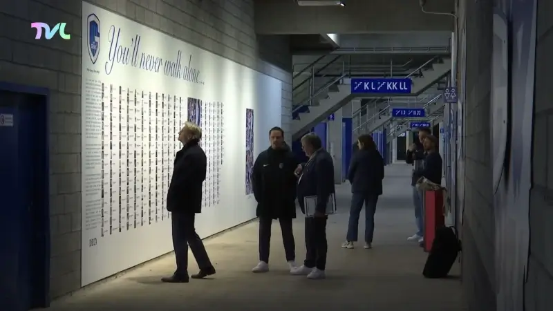 Hoofdafbeelding voor artikel Rouwmuur Racing Genk bestaat…