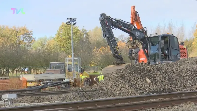 Hoofdafbeelding voor artikel Treinverkeer in Limburg zwaar…