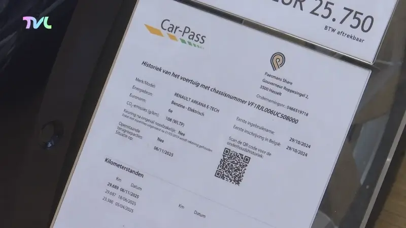 Hoofdafbeelding voor artikel Car-pass vermeldt straks ook…
