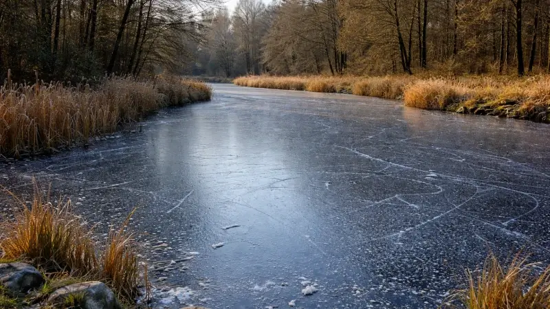 Hoofdafbeelding voor artikel Twee tieners zakken door ijs…