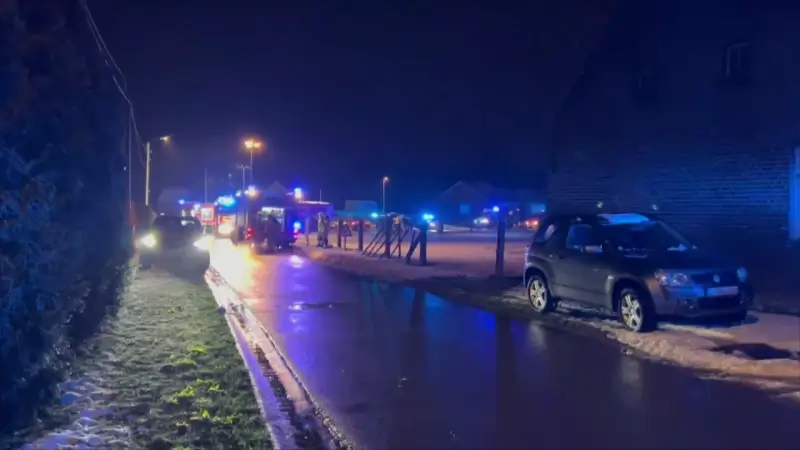 Hoofdafbeelding voor artikel Zware brand in Bree