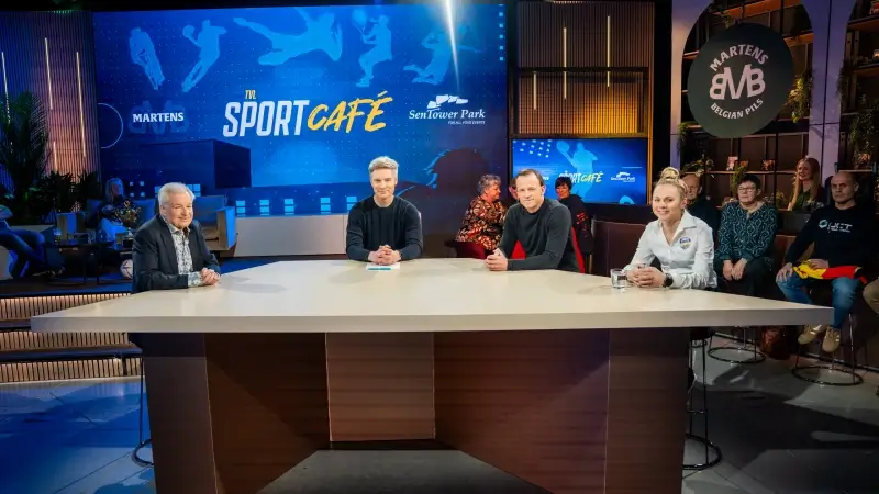 TVL Sportcaf&eacute; met Vincent Euvrard (Standard) & Laura Verdonschot