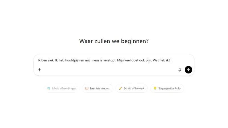 Hoofdafbeelding voor artikel ChatGPT voor medisch advies:…