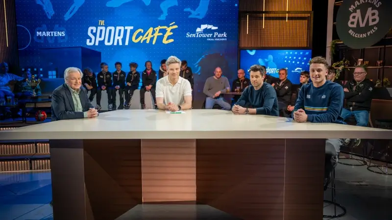 TVL Sportcaf&eacute; met Sepp De Roover (STVV) & baanwielrenner Lowie Nulens