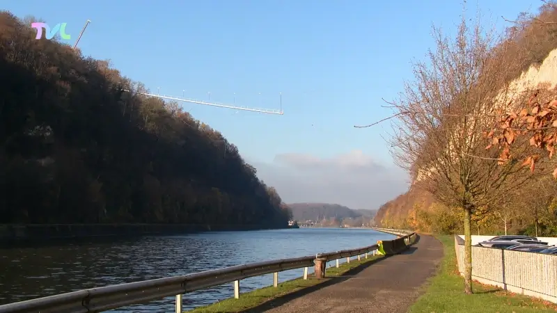 Hoofdafbeelding voor artikel Nieuwe wandelbrug over Albertkanaal…