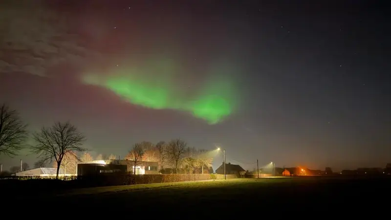 Hoofdafbeelding voor artikel Kans op noorderlicht boven…