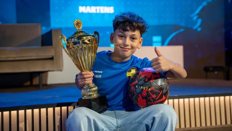 Hoofdafbeelding voor artikel Dribbelkoning Junior: Amir…