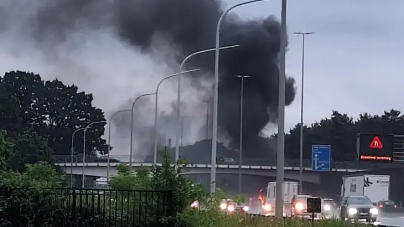 Hoofdafbeelding voor artikel Auto brandt uit op E313 aan…