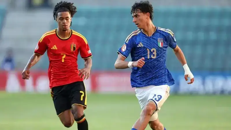 Hoofdafbeelding voor artikel Jonge Rode Duivels U17 grijpen…
