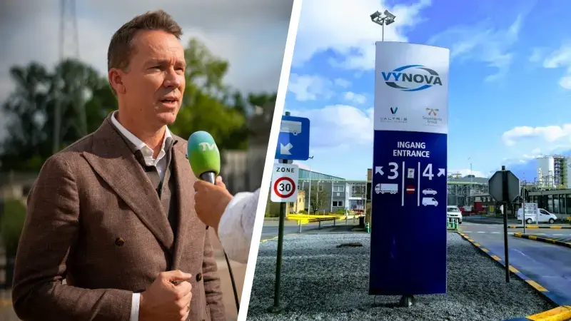 Vlaamse regering steunt reddingsplan Vynova: "Essentieel voor hele Vlaamse chemische cluster"