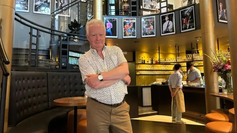 Hoofdafbeelding voor artikel Rockfotograaf Gie Knaeps toont…