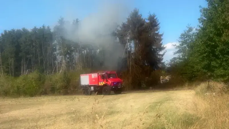 Hoofdafbeelding voor artikel Kleine natuurbrand in Oudsbergen