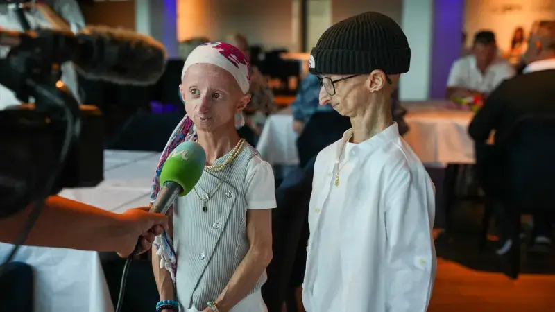Hoofdafbeelding voor artikel Docureeks over leven van progeriapati&euml;nten…