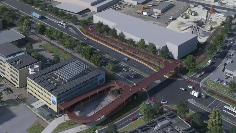 Hoofdafbeelding voor artikel Tien dagen hinder aan Campusbrug…