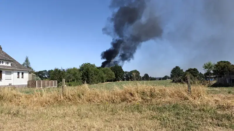 Hoofdafbeelding voor artikel UPDATE: Asbestgevaar brand…