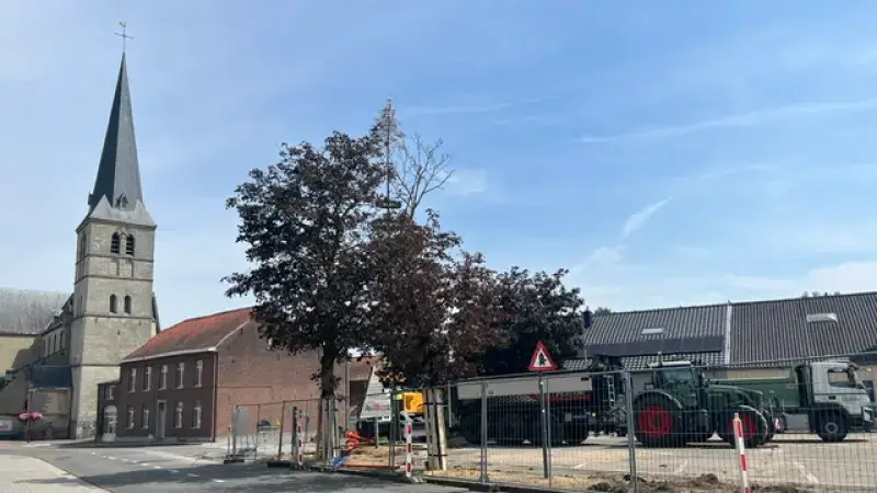 Hoofdafbeelding voor artikel Werken voor groener dorpscentrum…