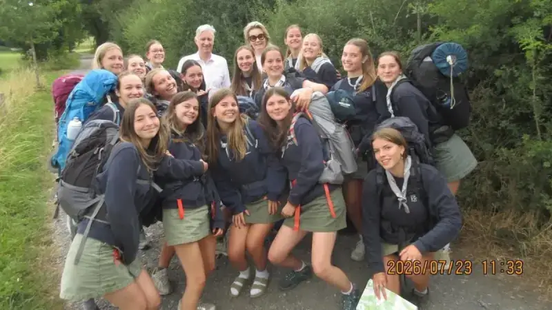 Hoofdafbeelding voor artikel Hasseltse scouts ontmoeten…