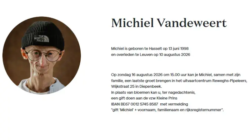 Hoofdafbeelding voor artikel Laatste groet aan Michiel…
