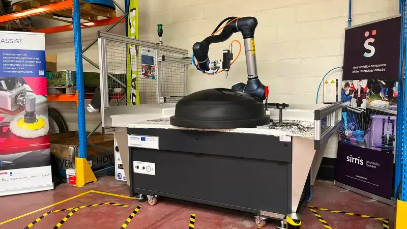 Hoofdafbeelding voor artikel Mobiele robot neemt zwaar…