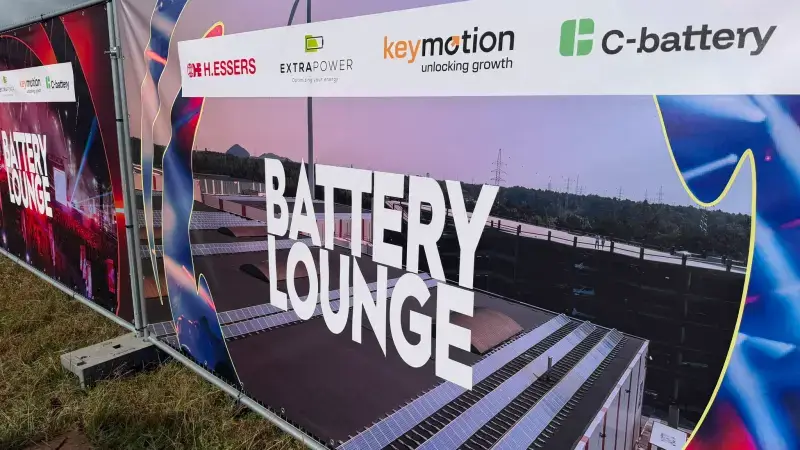 Hoofdafbeelding voor artikel Mega-batterijen op Pukkelpop…