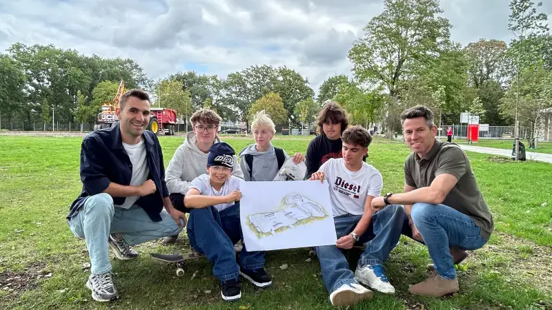 Hoofdafbeelding voor artikel Bouw van nieuw skatepark in…