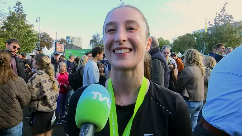 Hoofdafbeelding voor artikel Nina Derwael na halve marathon…