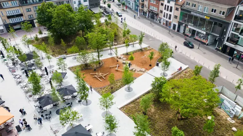 Hoofdafbeelding voor artikel Vergroening Genk-centrum wint…