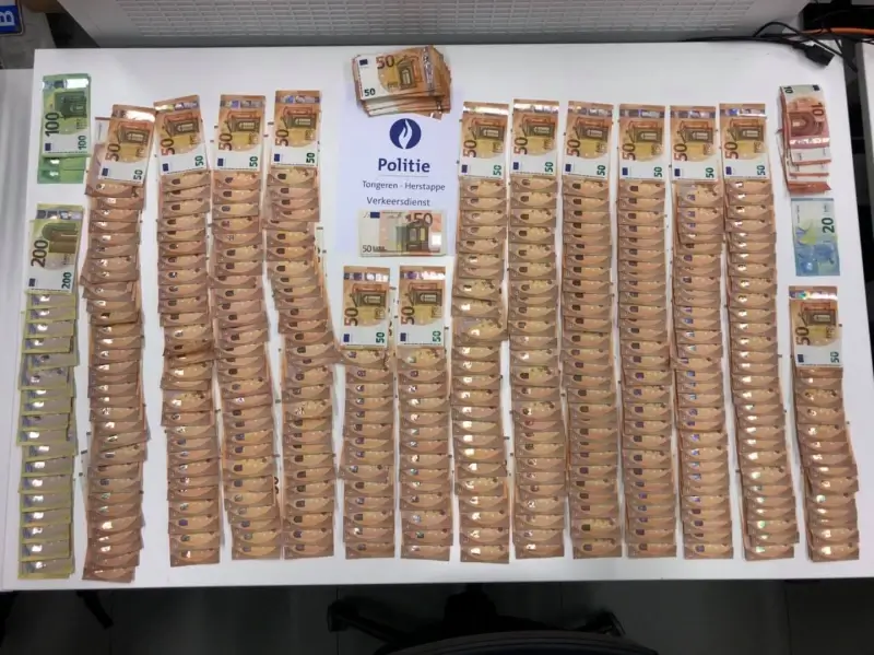 Lokale politie Tongeren/Herstappe vindt 28.000 euro in takelwagen