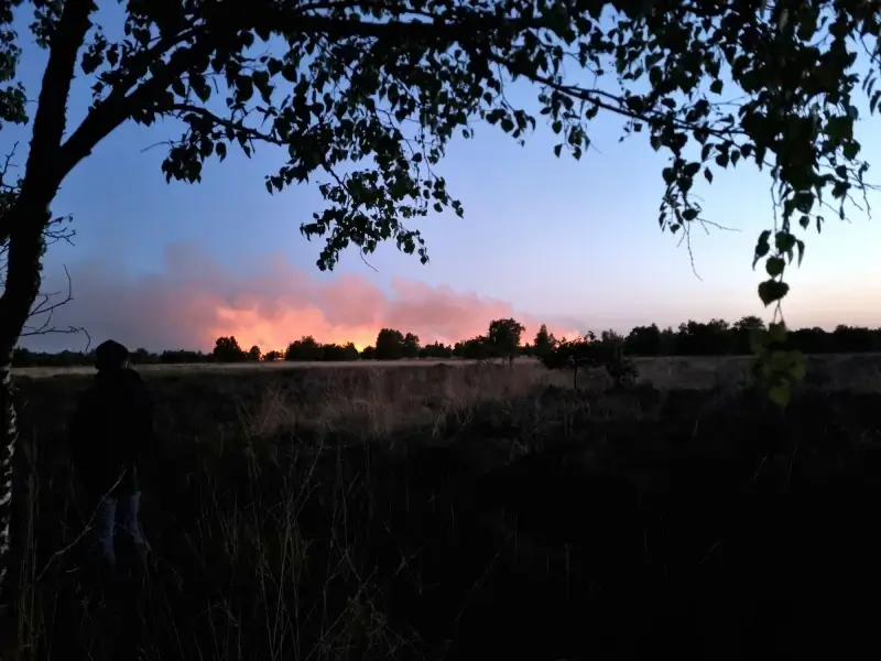 Bekijk hier de beelden van de heidebrand in Maasmechelen en As