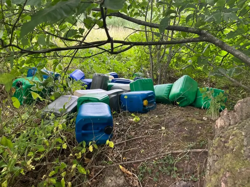 Wandelaar ontdekt 35 vaten met drugsafval in Maaseik