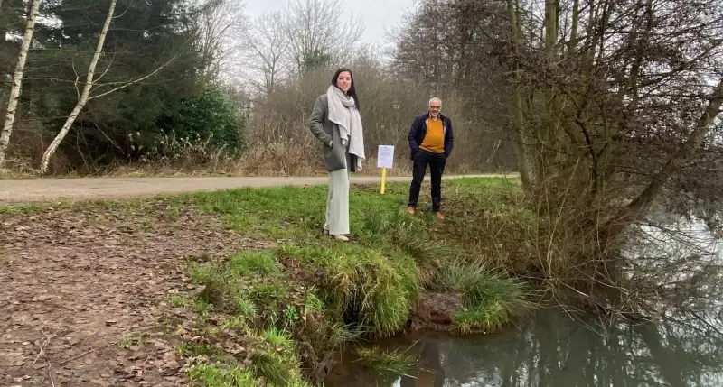 Oevers van Paalse Plas in Beringen worden verstevigd