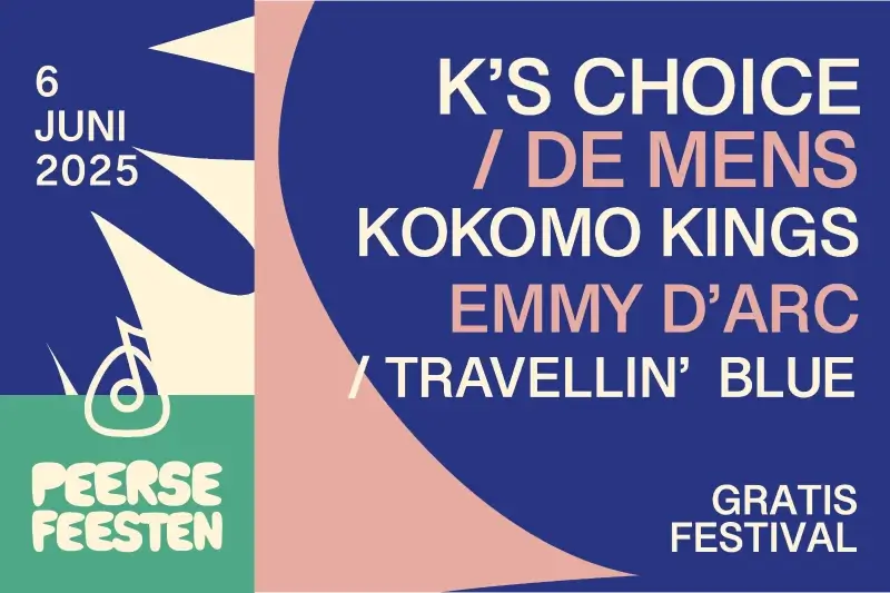 K’s Choice, De Mens en Emmy d’Arc op gratis Peerse Feesten