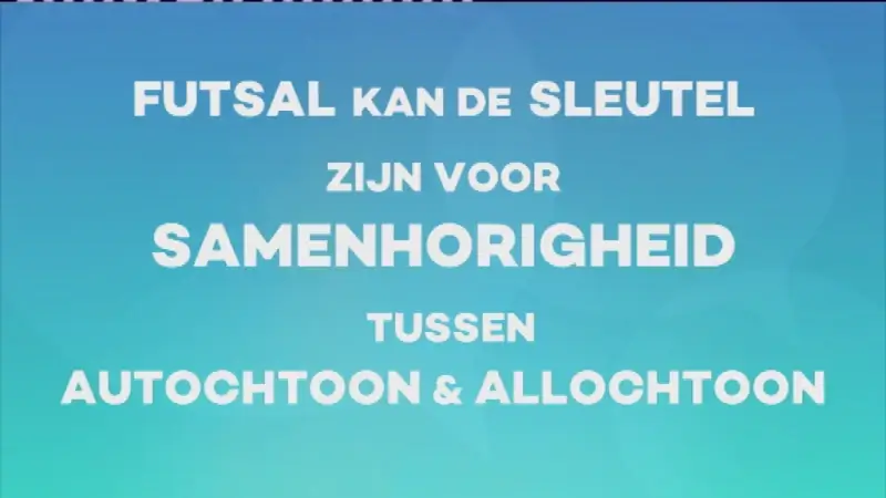 Poll Sportcafé: futsal voor samenhorigheid