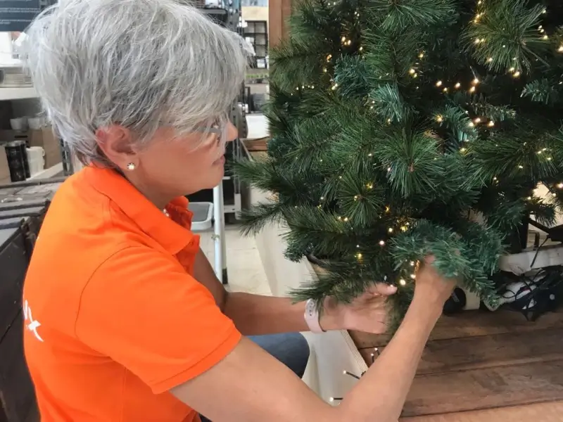 In een tuincentrum in Ham begint kerst al heel vroeg