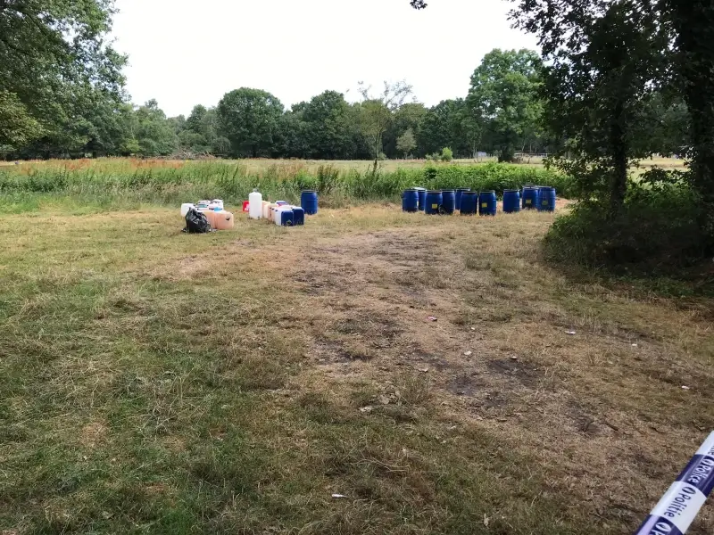 Drugsvaten ontdekt in Lummen en Zonhoven