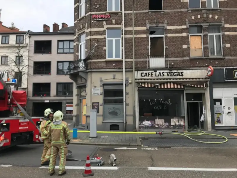 Brand in kraakpand aan station Hasselt