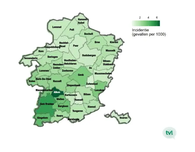 UPDATE: Deze Limburgse gemeenten zijn het zwaarst getroffen door corona