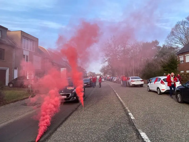 Vakbonden voeren actie tegen de loonnorm