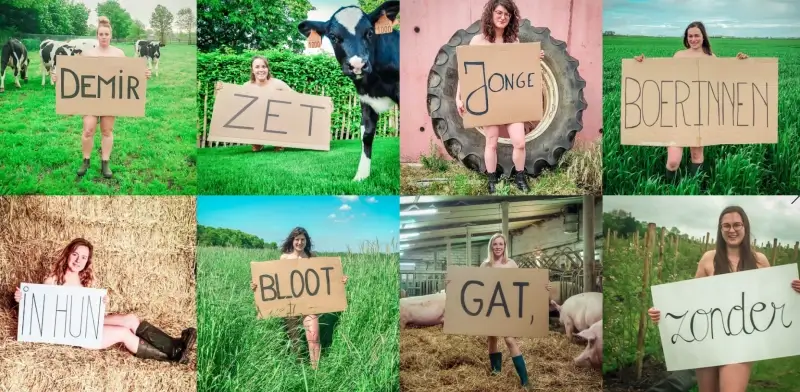 Jonge boerinnen worden in hun bloot gat gezet door het beleid