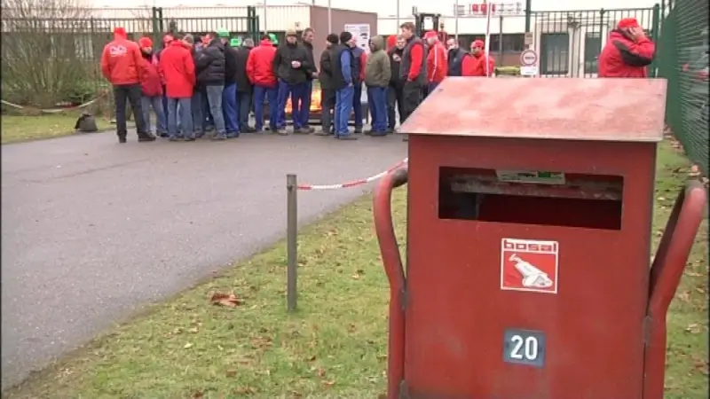 Personeel Bosal voert actie in Lummen