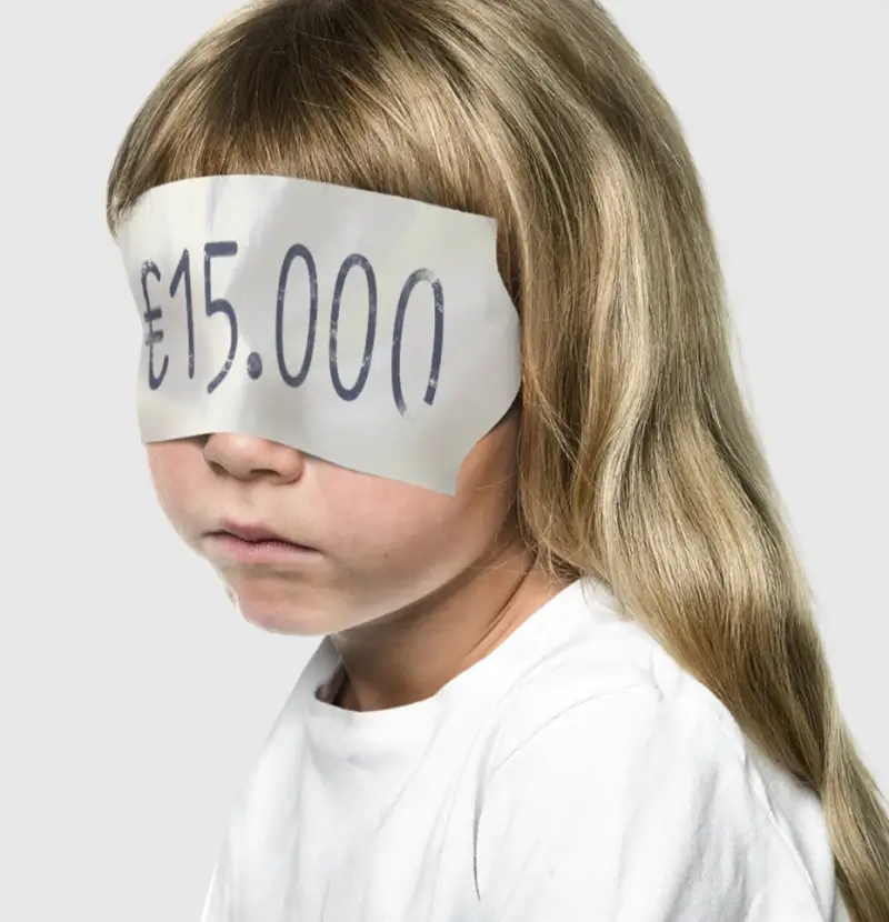 Zoveel is je kind waard in de handen van criminelen