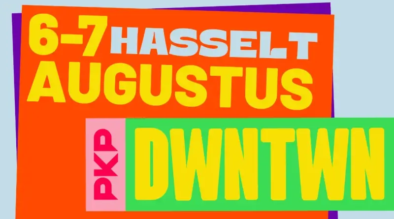 Pukkelpop trekt opnieuw de Hasseltse binnenstad in met PKP DWNTWN