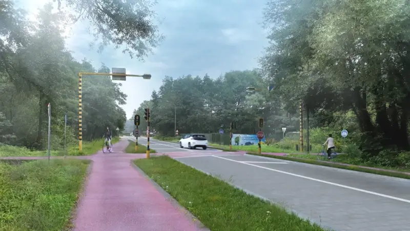 Werken voor een veilige fietssnelweg F74 gestart